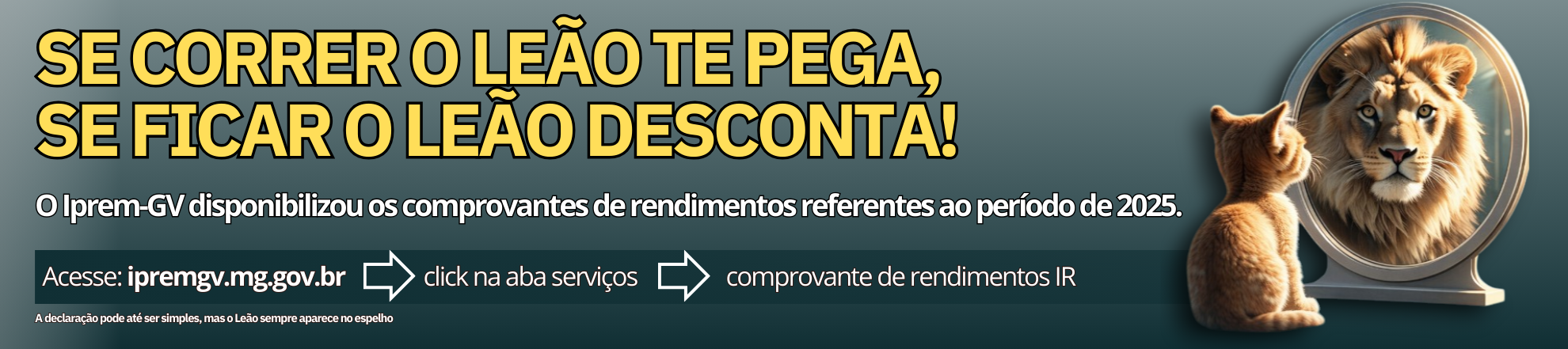 Comprovante de rendimentos